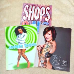 TATTOO MAGAZINES X3 * ASSORTED